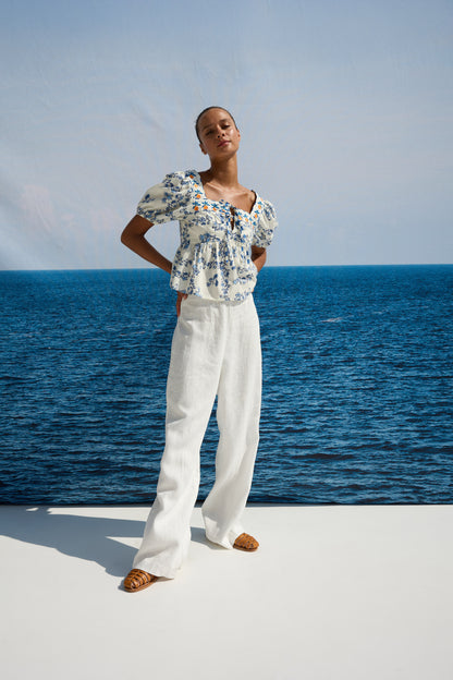 Presley Top Ceramic Floral