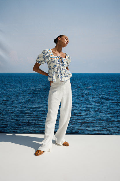 Presley Top Ceramic Floral