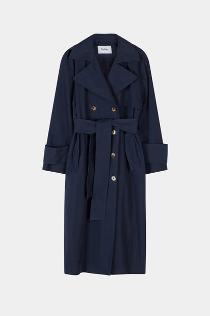 Siena Trench Coat Midnight