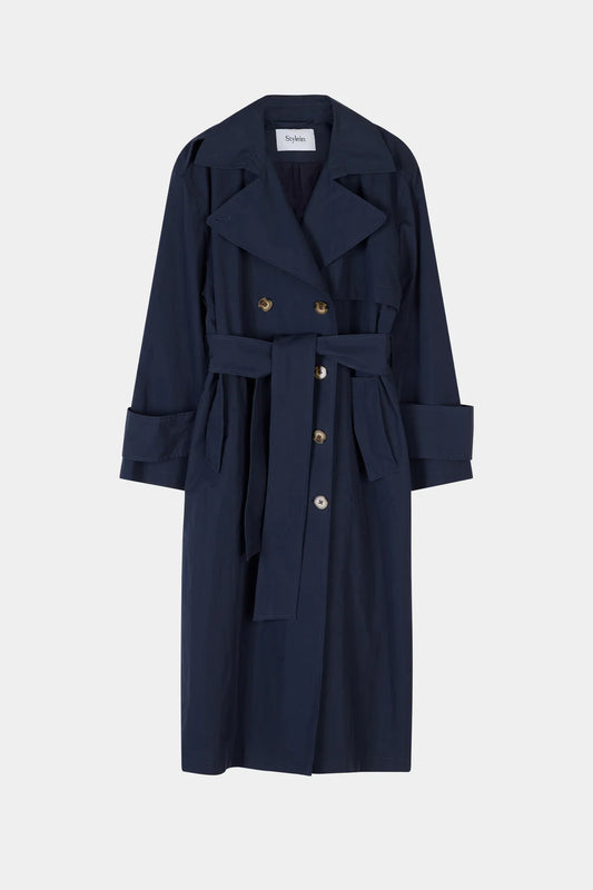 Siena Trench Coat Midnight