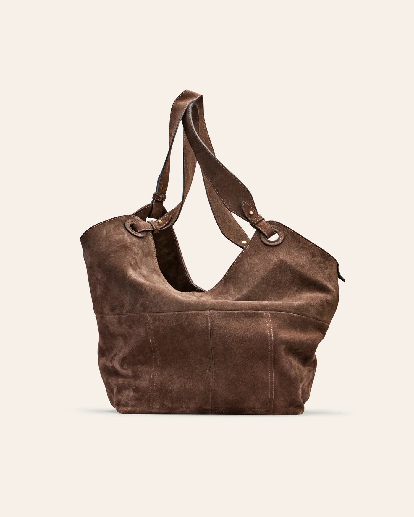 Soho Shoulder Bag Umber Suede