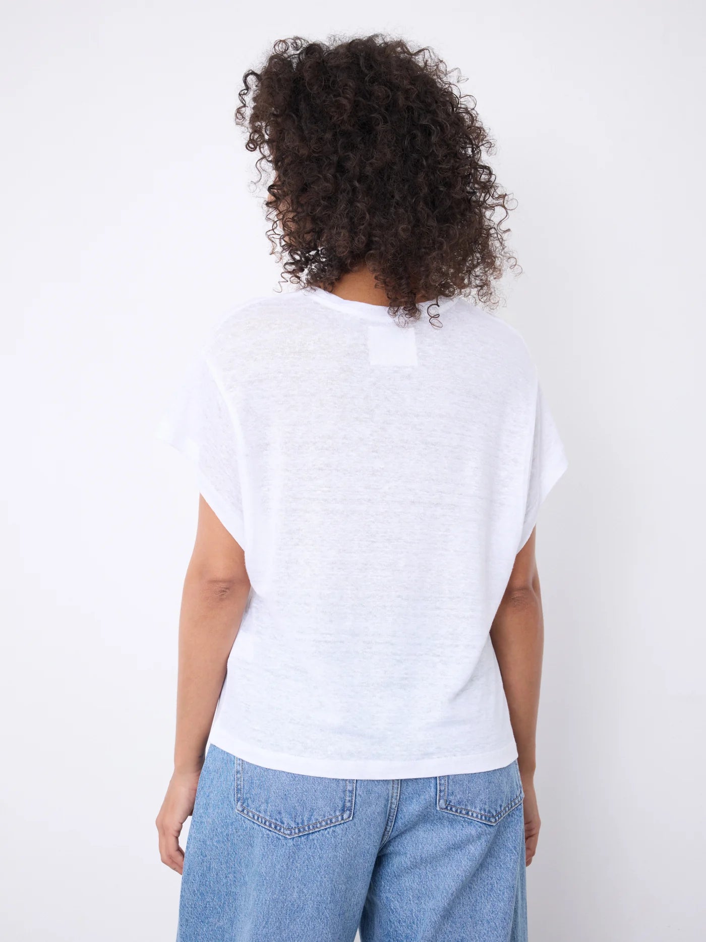 Teila Linen T-Shirt Sienne