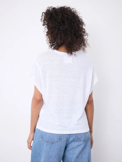 Teila Linen T-Shirt Sienne