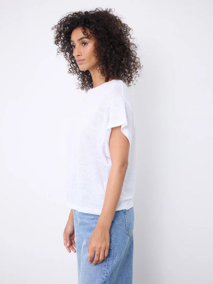 Teila Linen T-Shirt Sienne