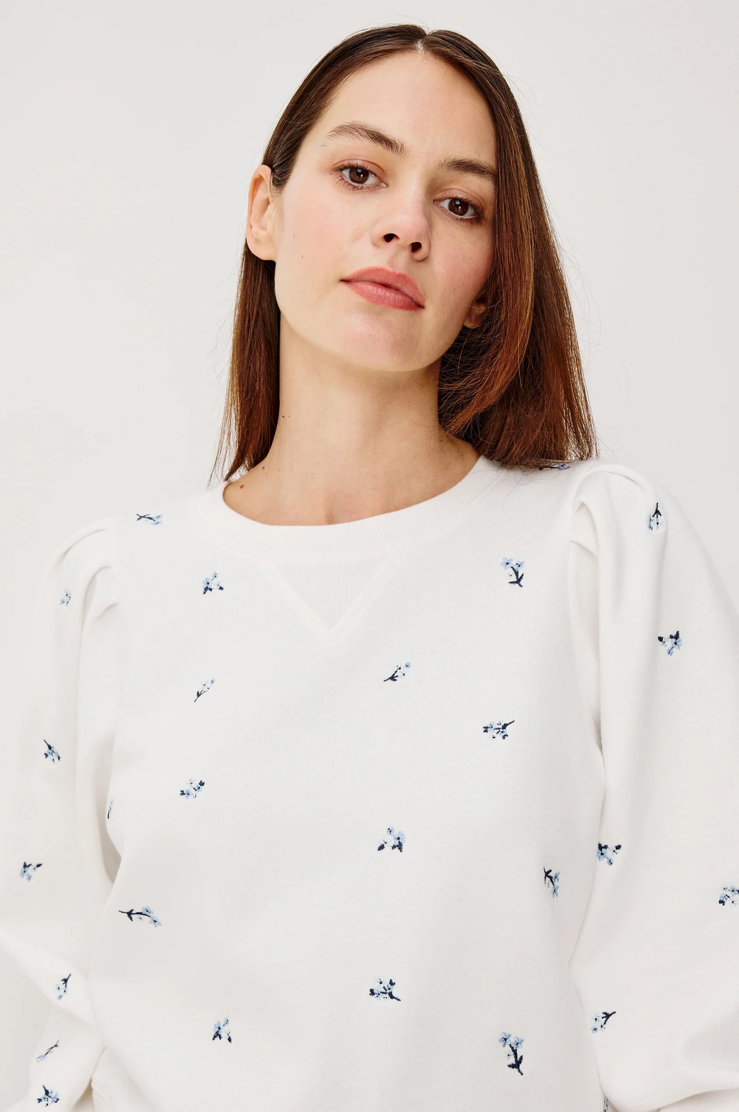 Tiffany Embroidered Blue Iris