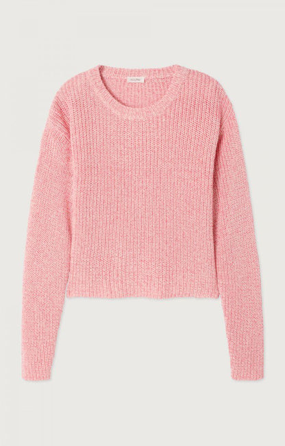 Twily Sweater White Melange Pink