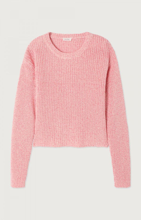 Twily Sweater White Melange Pink