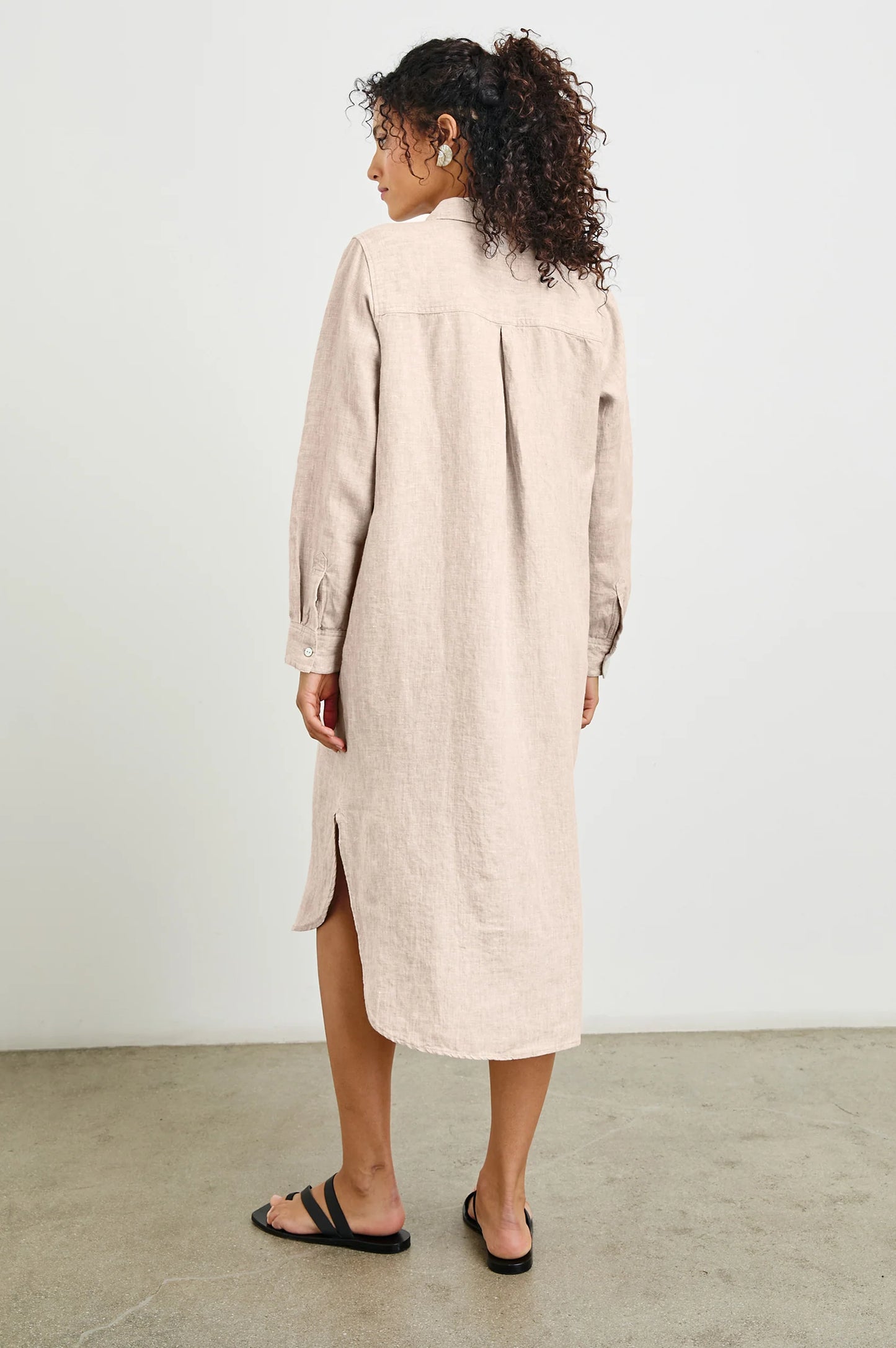 Val Dress Heathered Flax