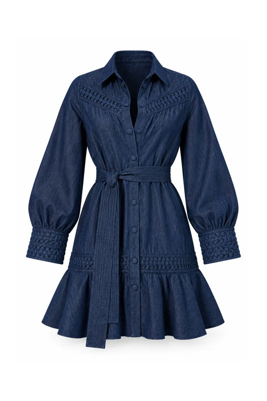 Dala Dress Denim Blue