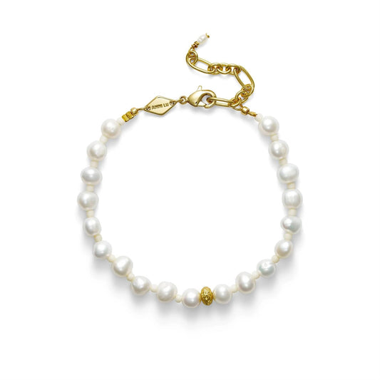Stellar Pearly Bracelet Gold
