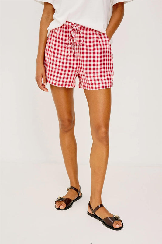 Jenner Shorts Picnic Check