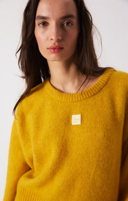 East Sweater Mustard Melange