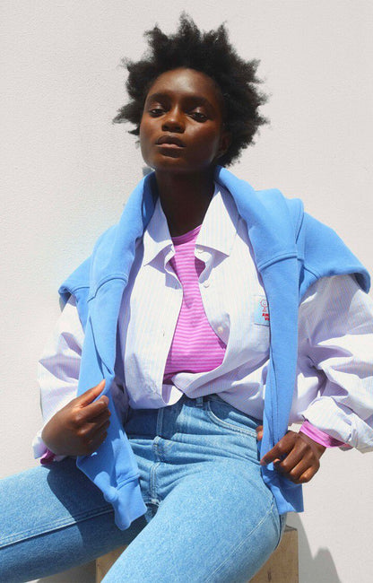 Plizzy Sweat Vintage Nautical Blue