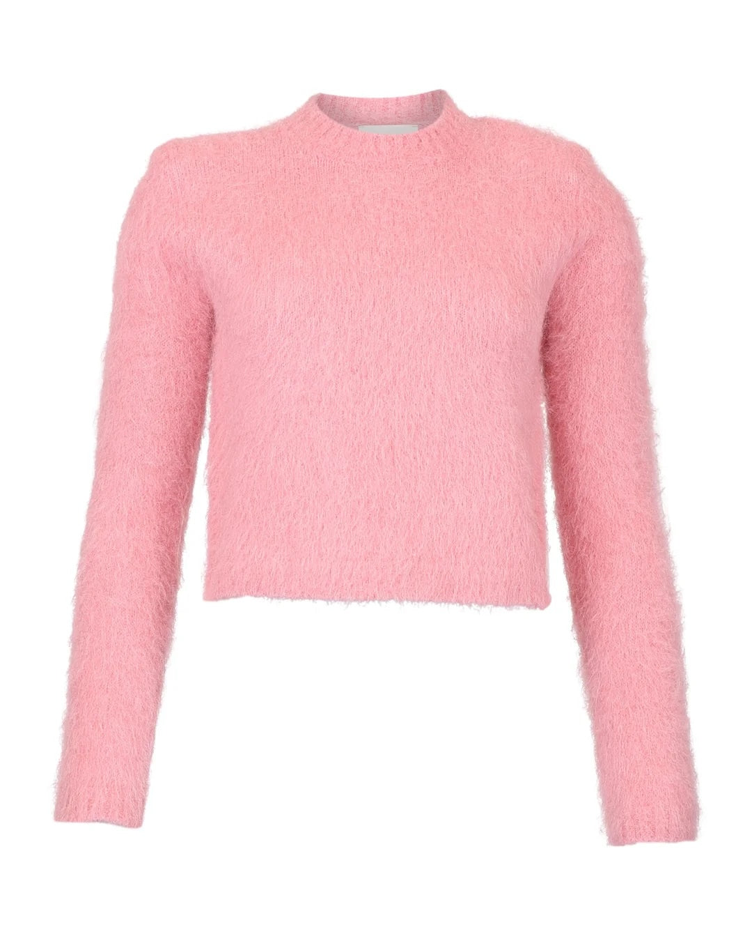 Hairy Knit Sweater Pink