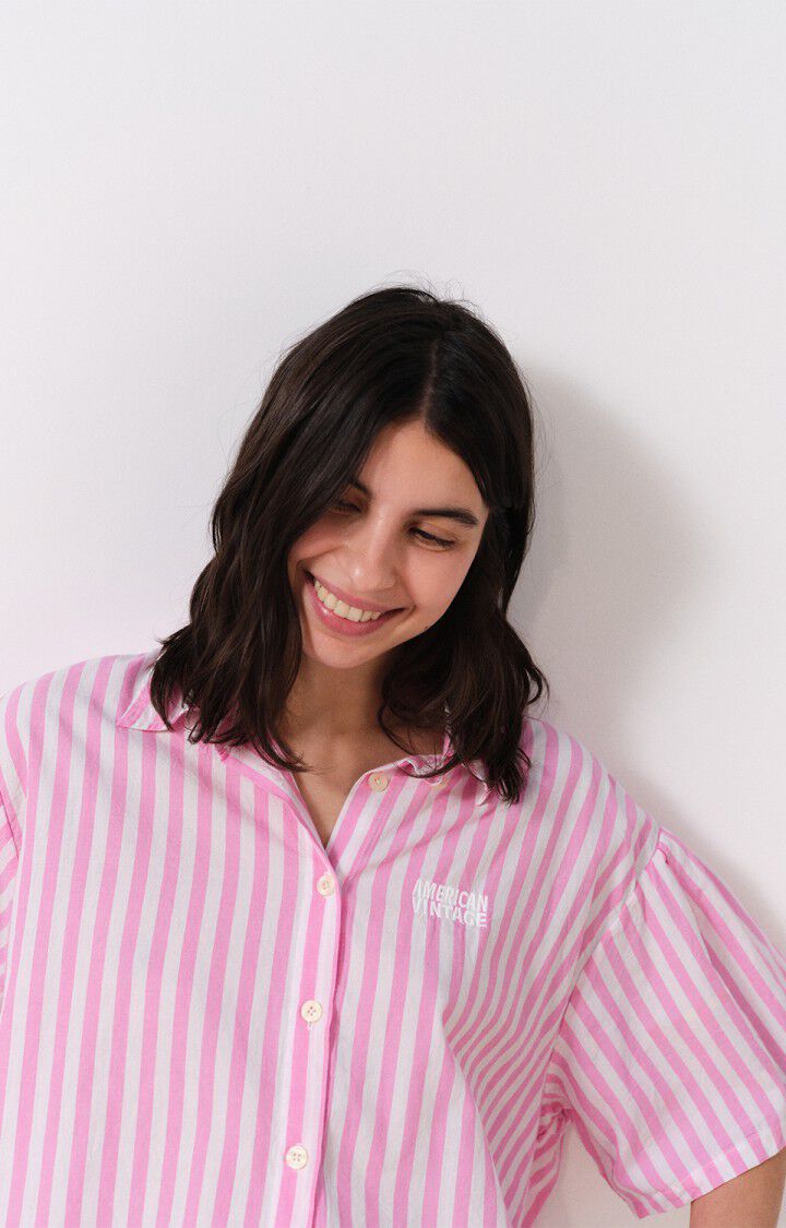 Ekirow Shirt Pink Stripes