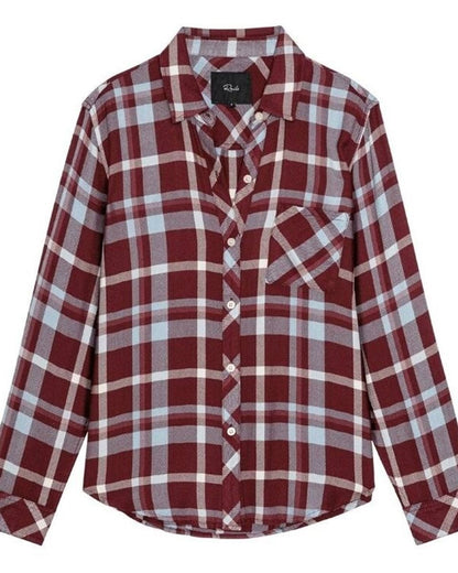 Hunter Shirt Plum Cream