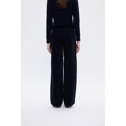 Erica Pants Navy Mini Corduroy