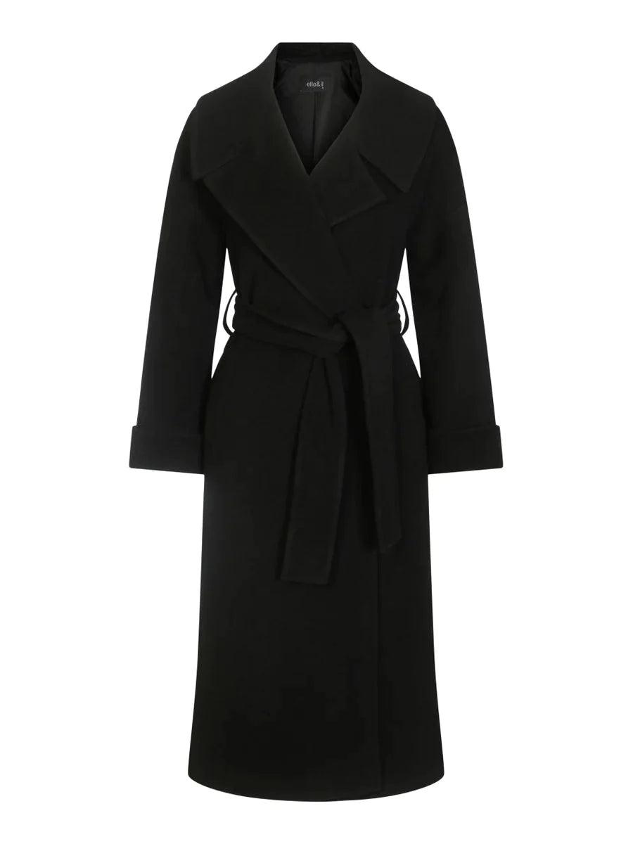 Adele Coat Black - No22 Damplassen