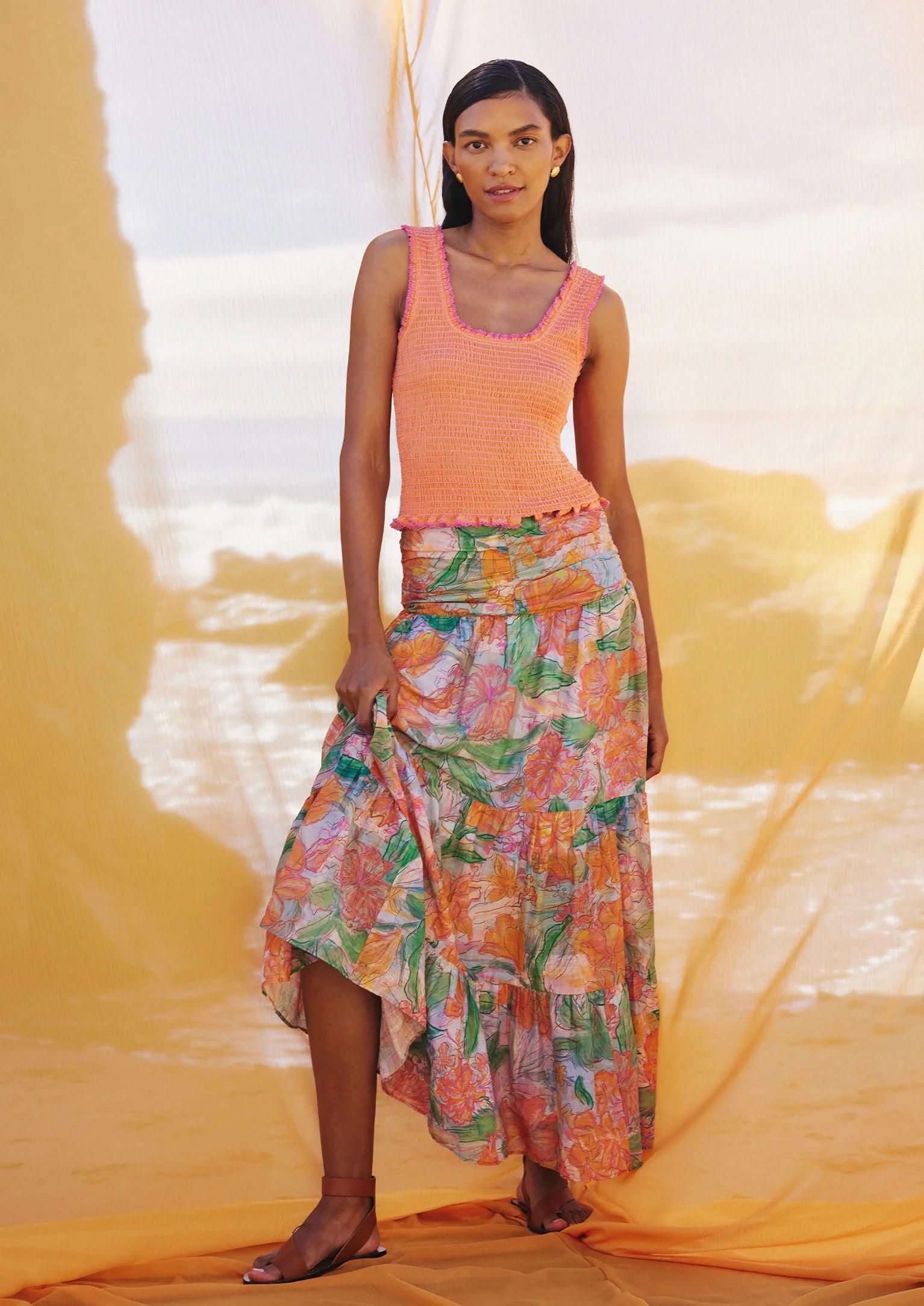 Agatha Skirt Tropics - No22 Damplassen