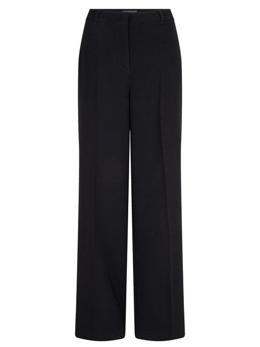 Alain Straight Leg Pants Raven - No22 Damplassen