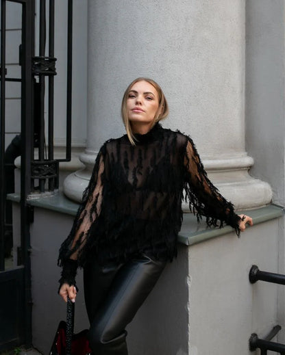 Skallo Blouse Black