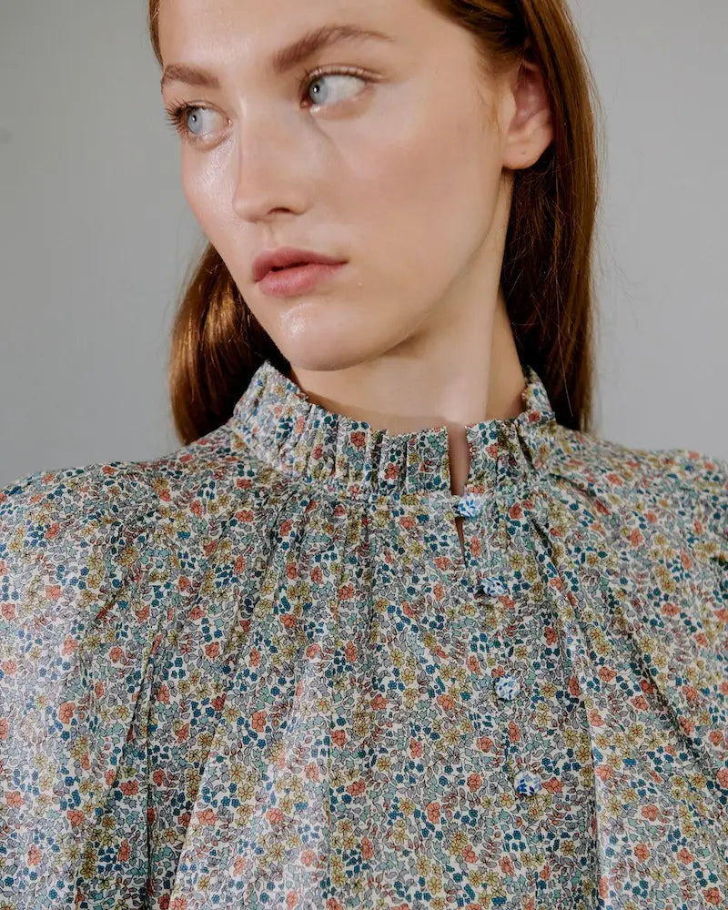 Annabella Blouse Emilia Flower