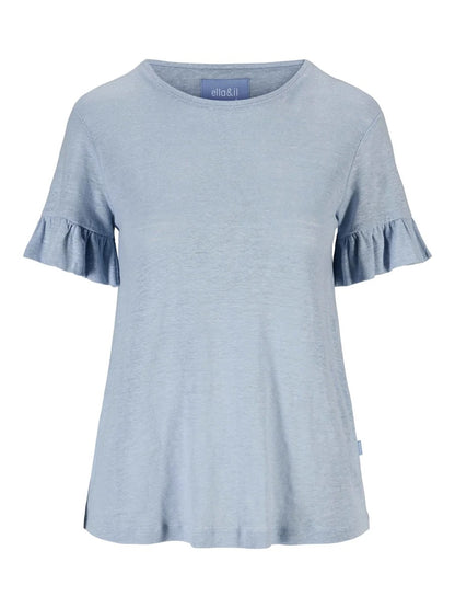 Lara Linen Tee Kentucky Blue