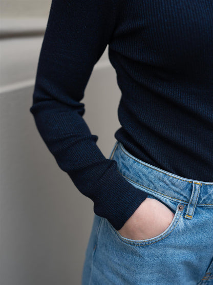 Polo Lurex Navy