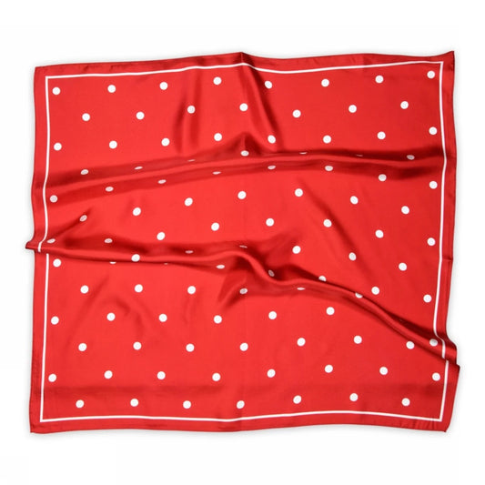 Paloma Silk Scarf Tomato