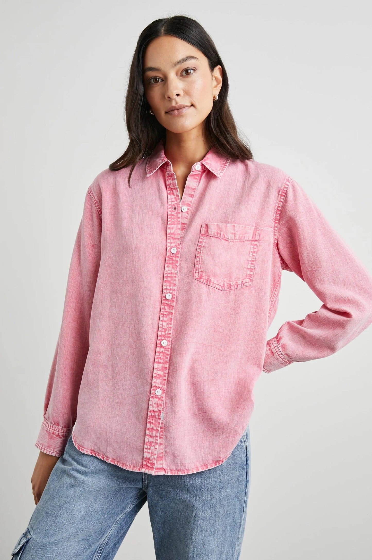 Barrett Shirt Vivid Pink - No22 Damplassen