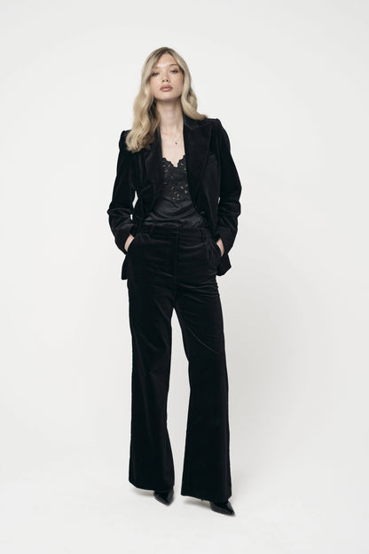 Beau Velvet Jacket Black