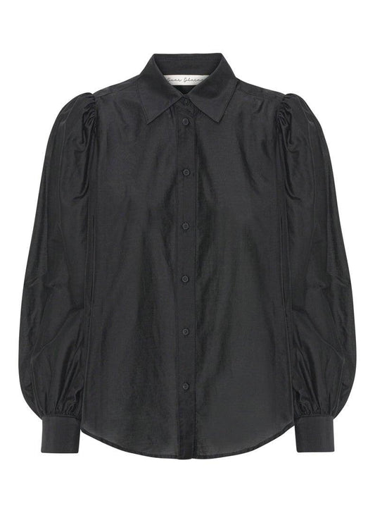 Bellis Cuff Shirt Black - No22 Damplassen