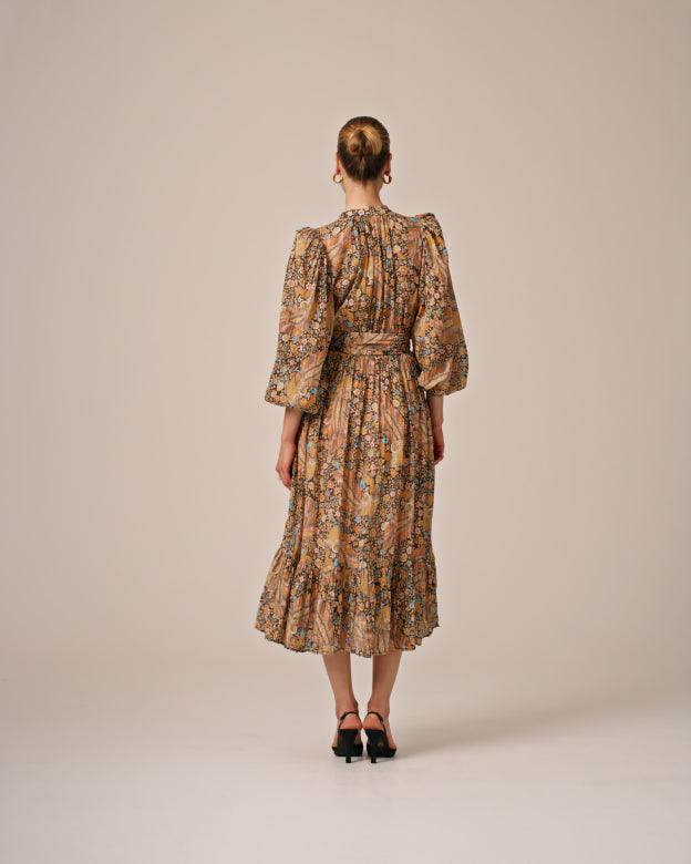 Bohemian Shirt Dress Feathers - No22 Damplassen