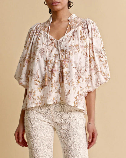 Bohemian Shirt Flower Branches - No22 Damplassen