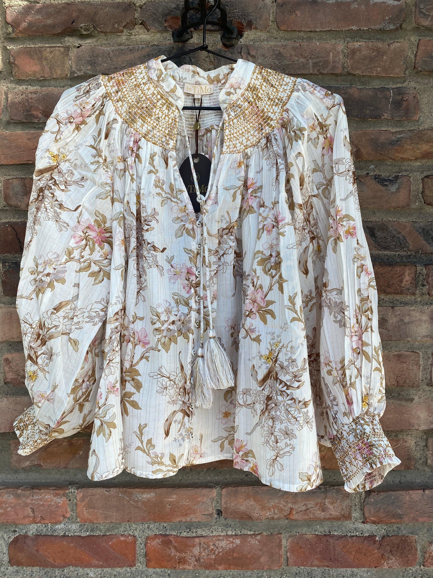 Bohemian Shirt Flower Branches - No22 Damplassen