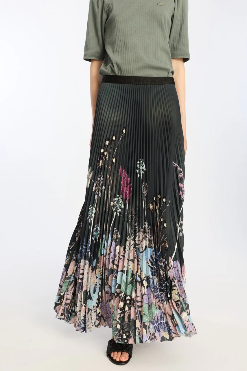 Taulla Skirt Print Black