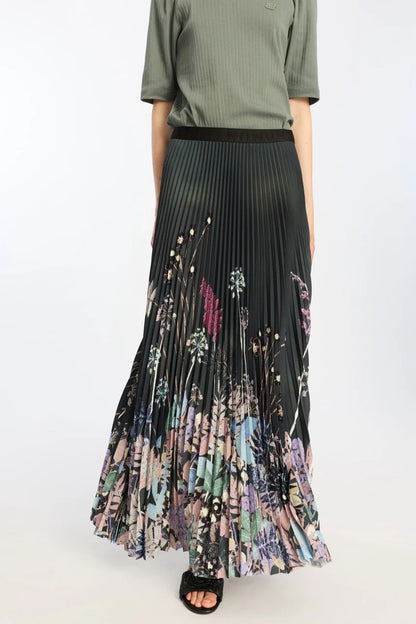 Taulla Skirt Print Black