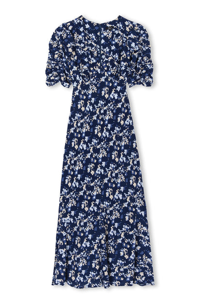 Zariah Dress Navy Flora