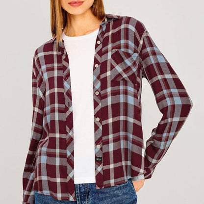 Hunter Shirt Plum Cream