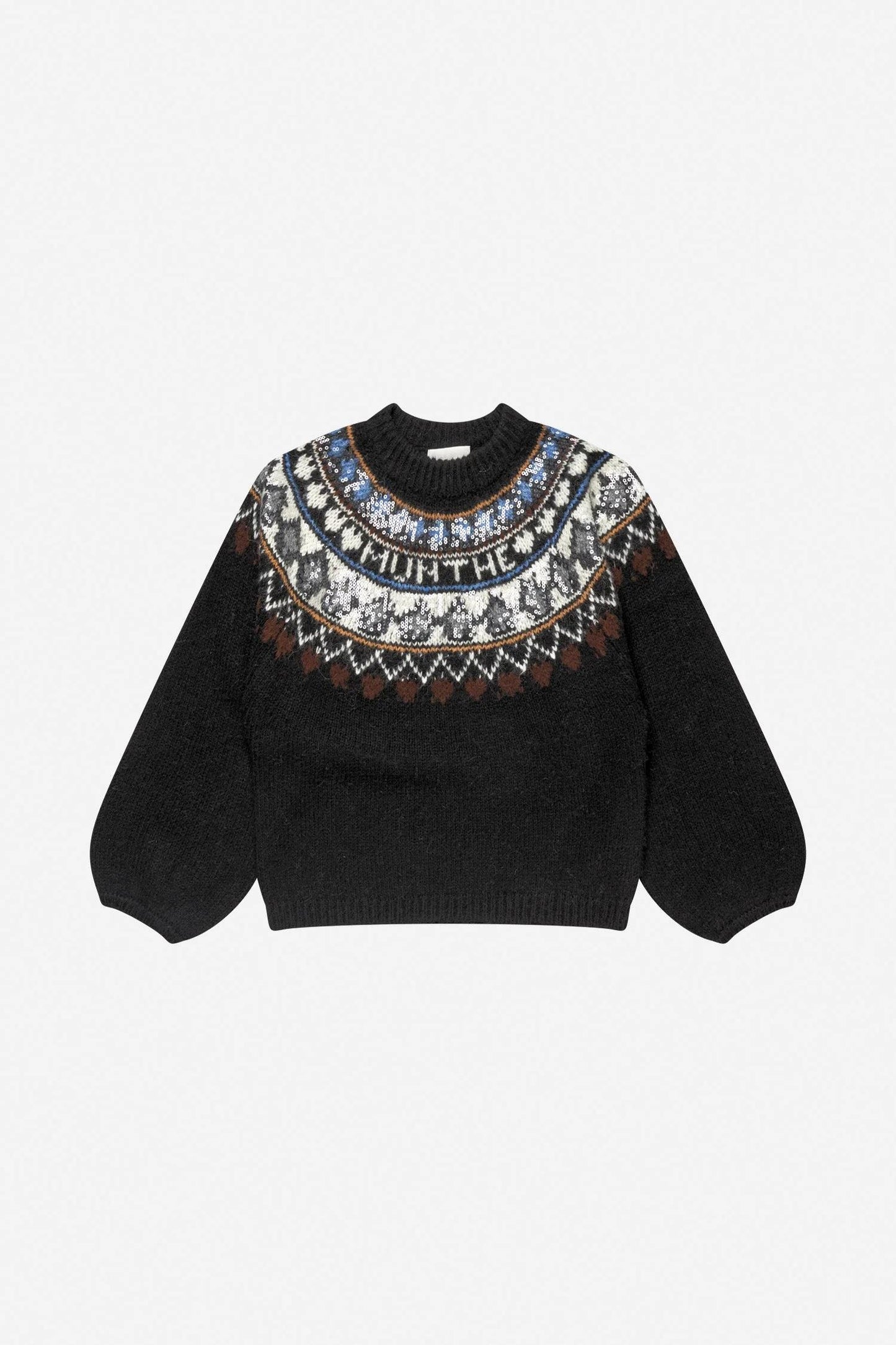Vaffie Knit Mix Black