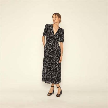 Nima Dress Bloom Black