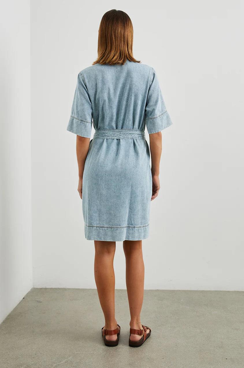 Chancey Dress Faded Indigo - No22 Damplassen