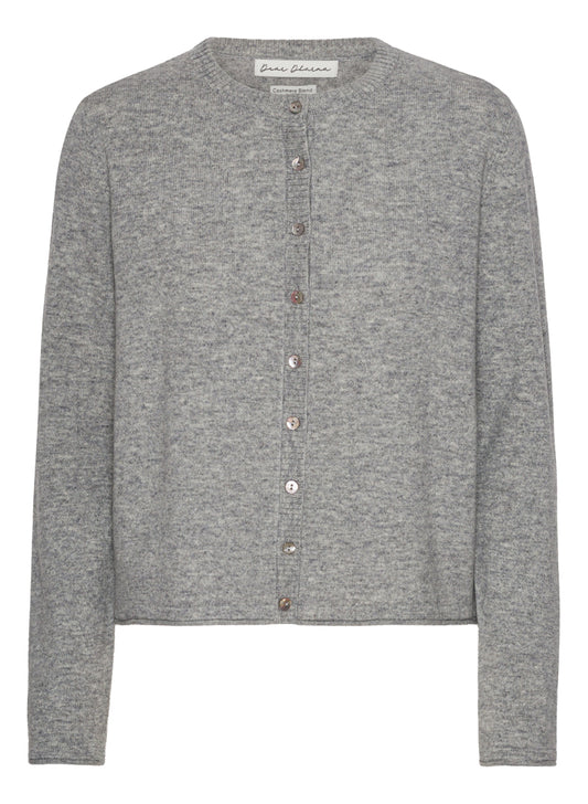 Clara Cardigan Grey Mel - No22 Damplassen