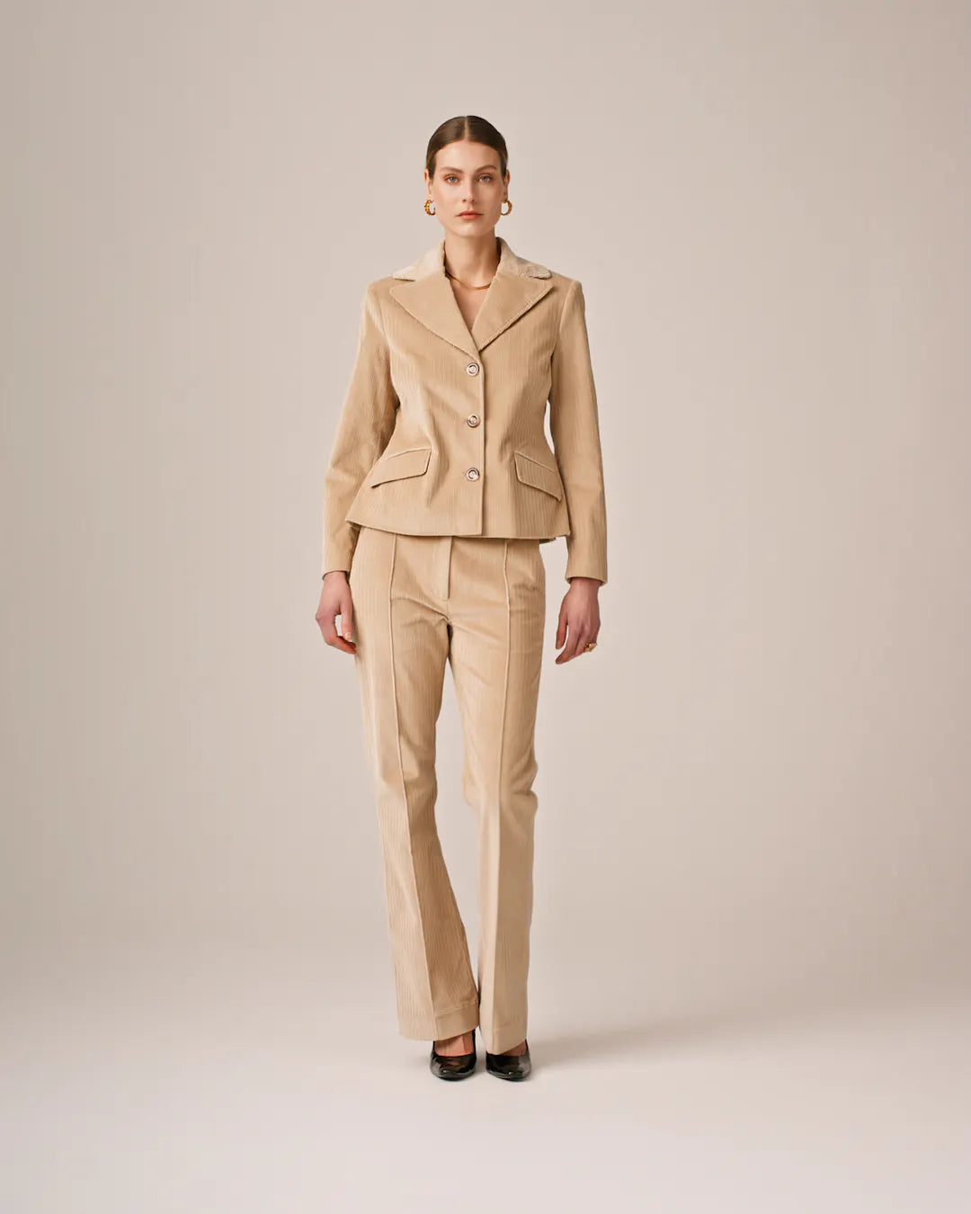 Corduroy Jacket Beige - No22 Damplassen