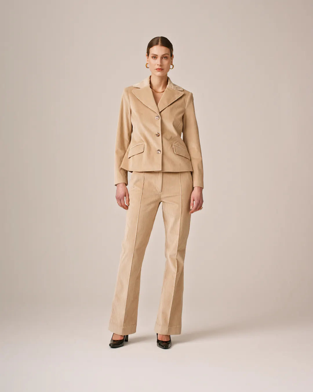 Corduroy Jacket Beige - No22 Damplassen