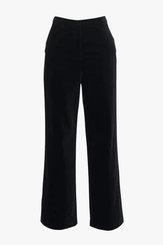 Aime Velvet Black Pants