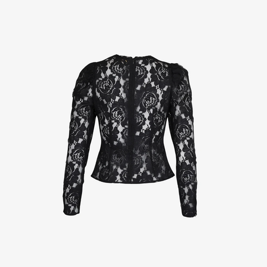 Lace Top Black