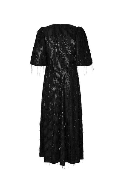 Dakotacras Dress Black - No22 Damplassen