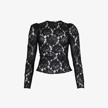 Lace Top Black