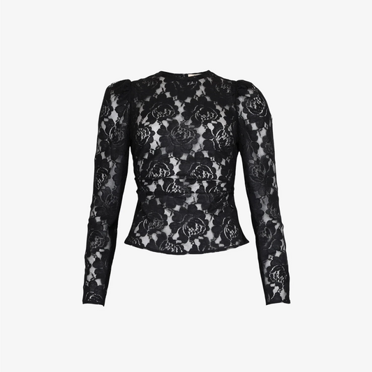 Lace Top Black